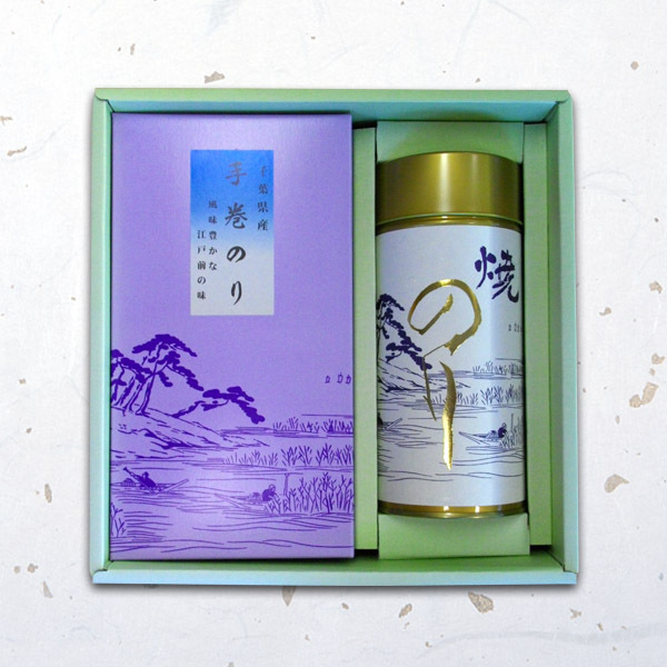 焼丸缶1本＋  手巻き海苔缶入
